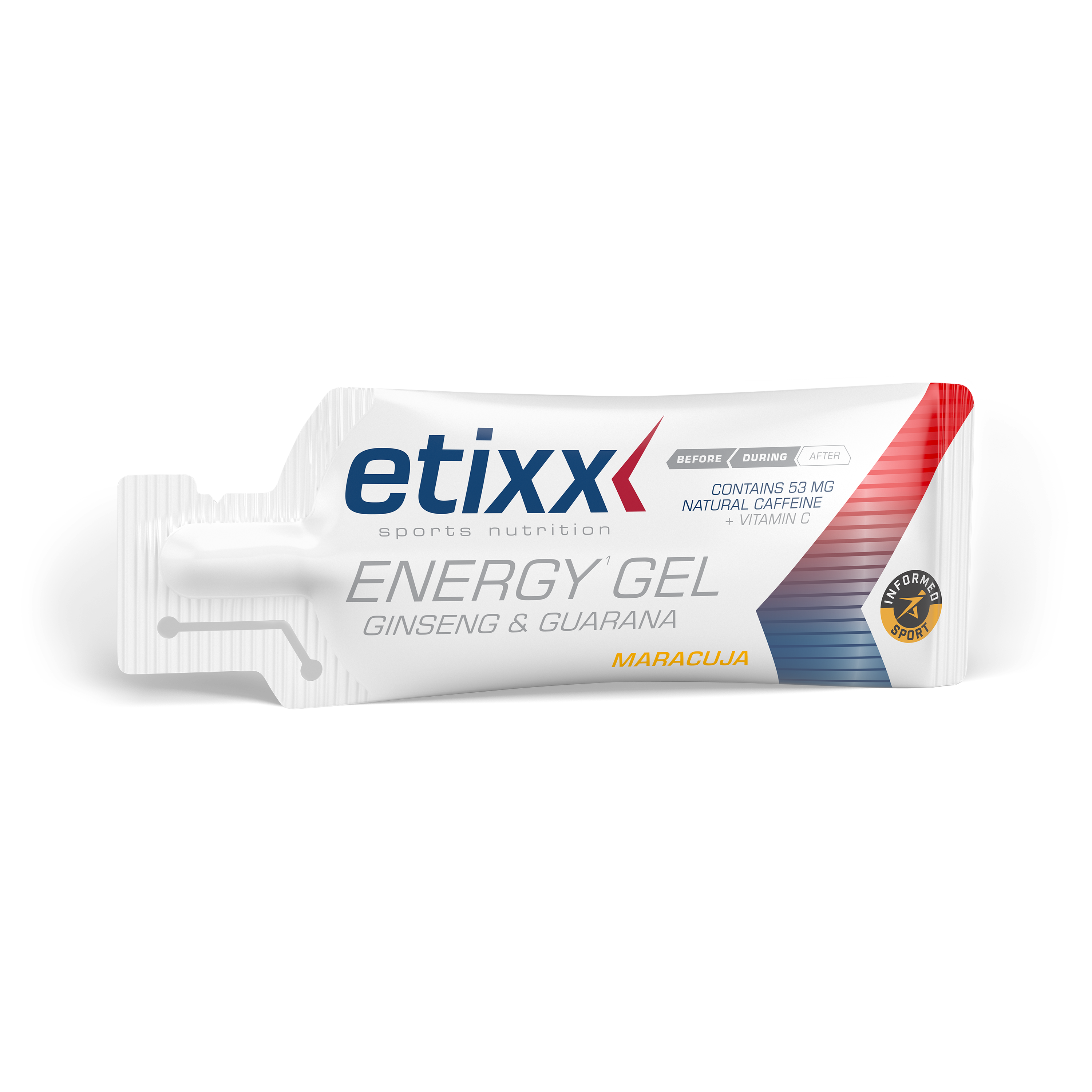 Energiageel Etixx Ginseng&Guarana Maracuja