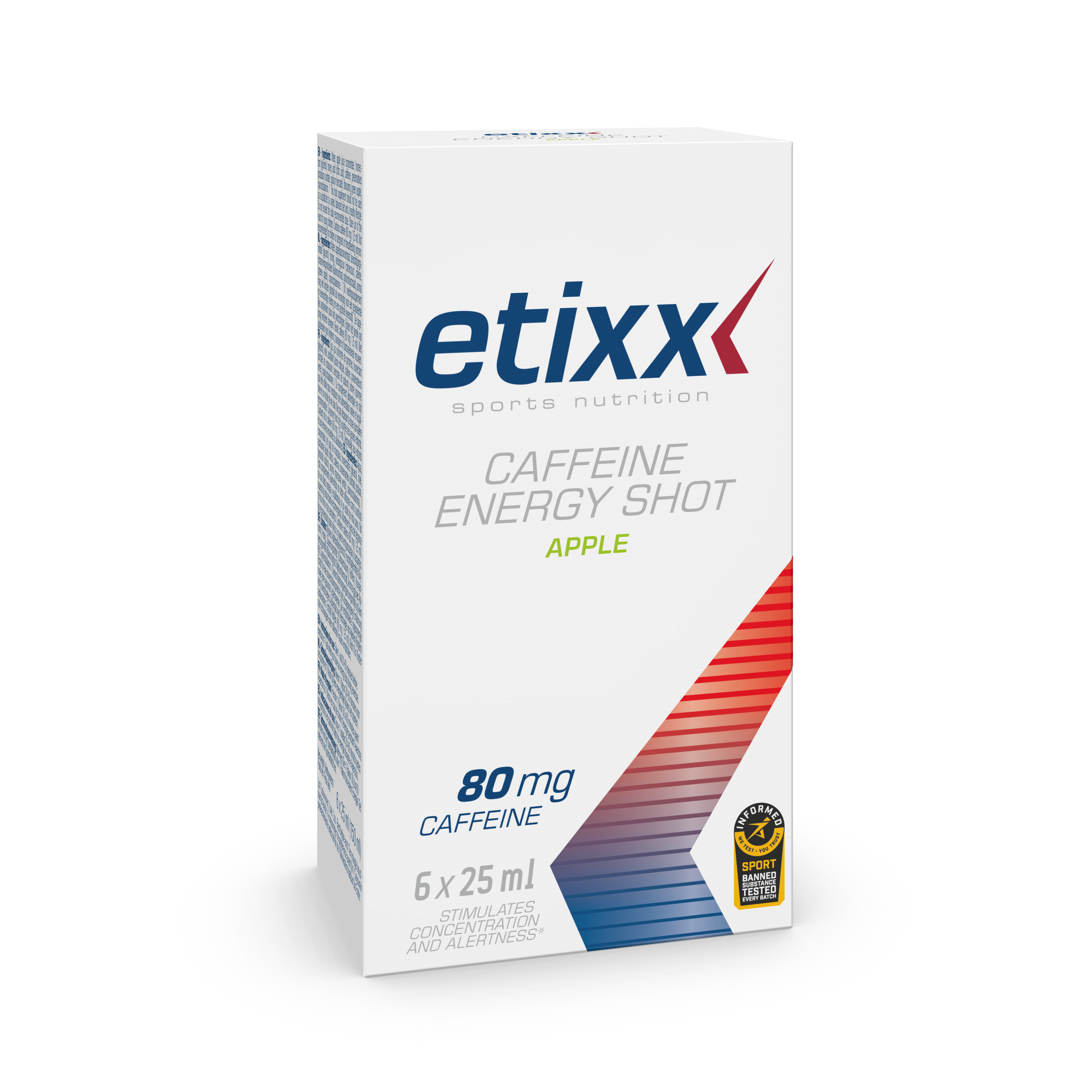 Etixx Caffeine Energy Shot apple 6x25ml