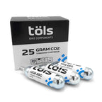 CO2-pullo, kierreliitäntä (Töls), 25 g
