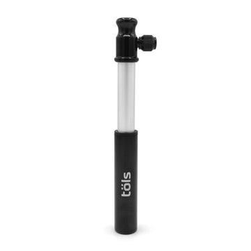 Töls Kit Pompa Per Bici AINA + CO2 – Mini Pompa Manuale Con Cartuccia 25g E Supporto Telaio, 8 Bar, Alluminio - 4