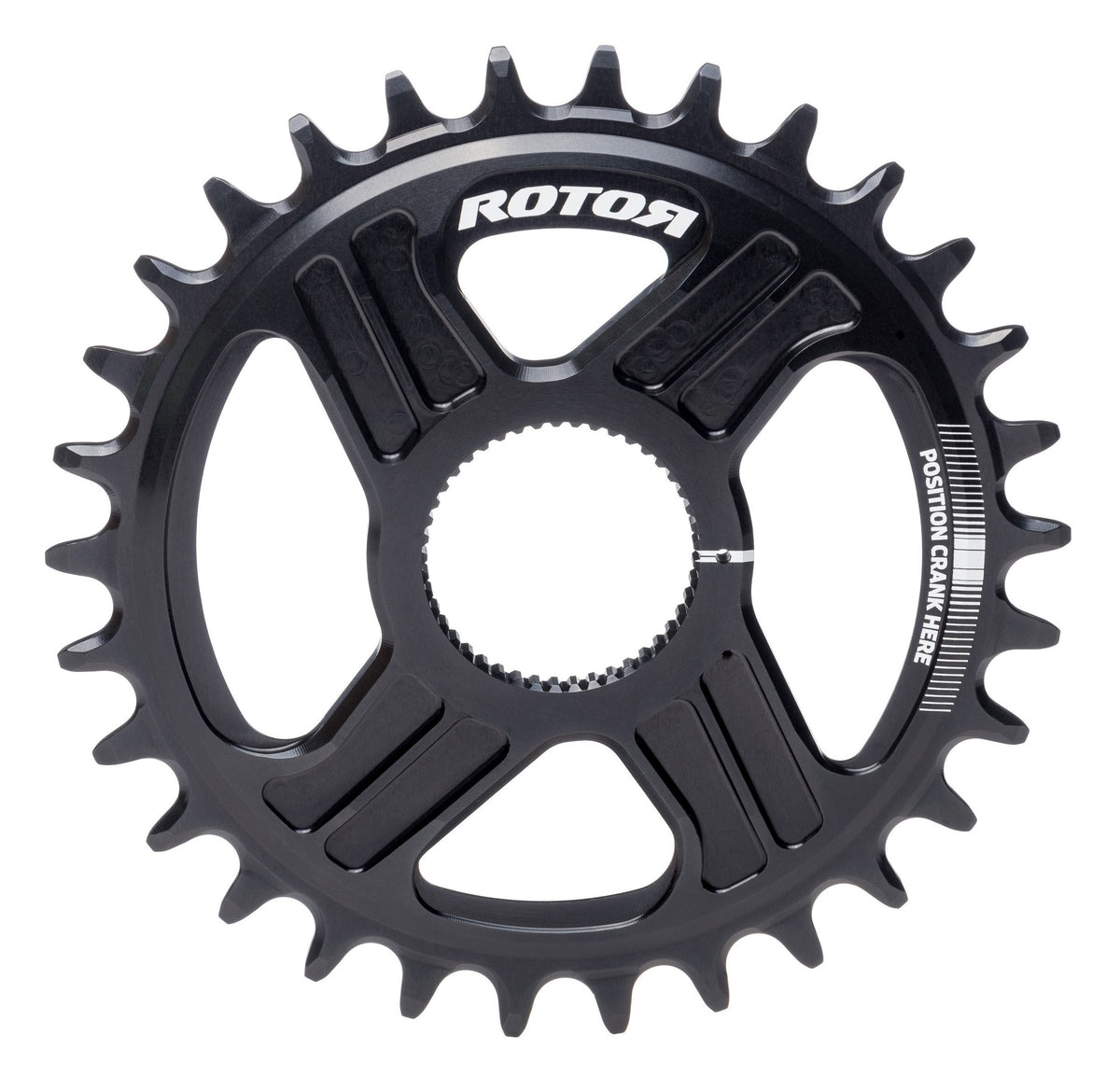 Rotorin MTB R32T -hammaspyörä, musta