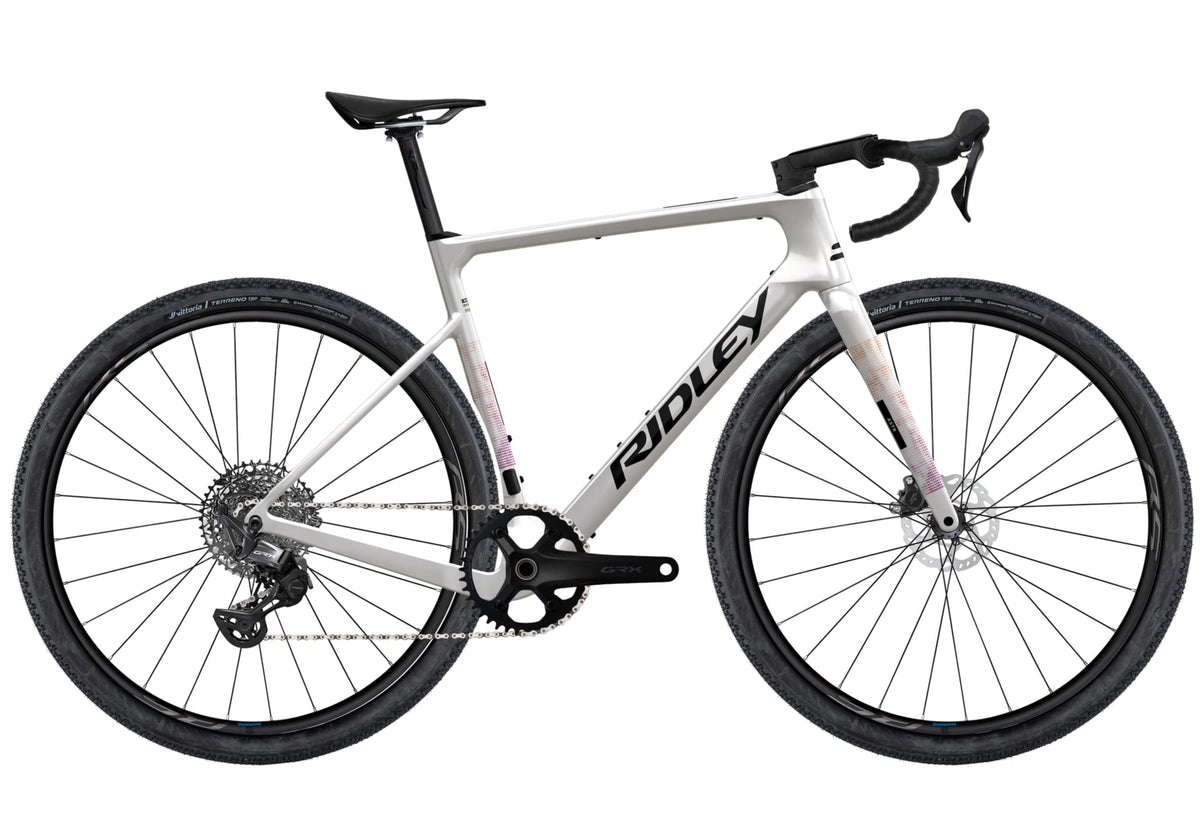 Ratas Ridley Astr GRX600 1x12 (S), pearl valge/must/peach