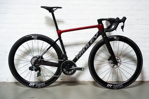 Ratas Ridley Falcn 105 DI2 // 2x12s (XS), must/valge/candy punane metallik