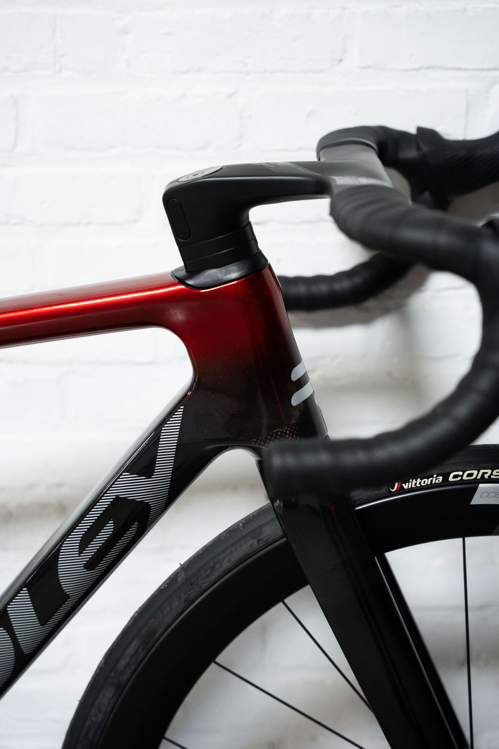 Ratas Ridley Falcn 105 DI2 // 2x12s (M), must/valge/candy punane metallik