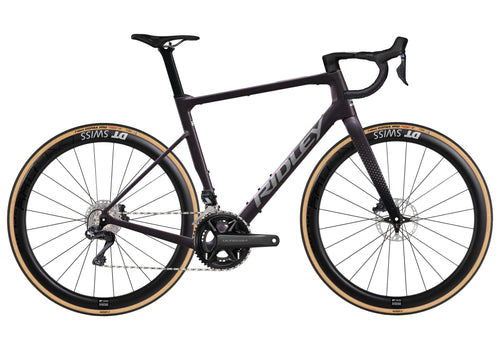 Ratas Ridley Grifn RS Road Ultegra DI2 2x12 (XXS), tume plum metallik/autumn hall metallik