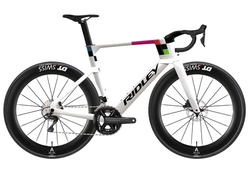 Ratas Ridley Noah Fast 3.0 Ultegra DI2 2x12 (S), pearl valge/must