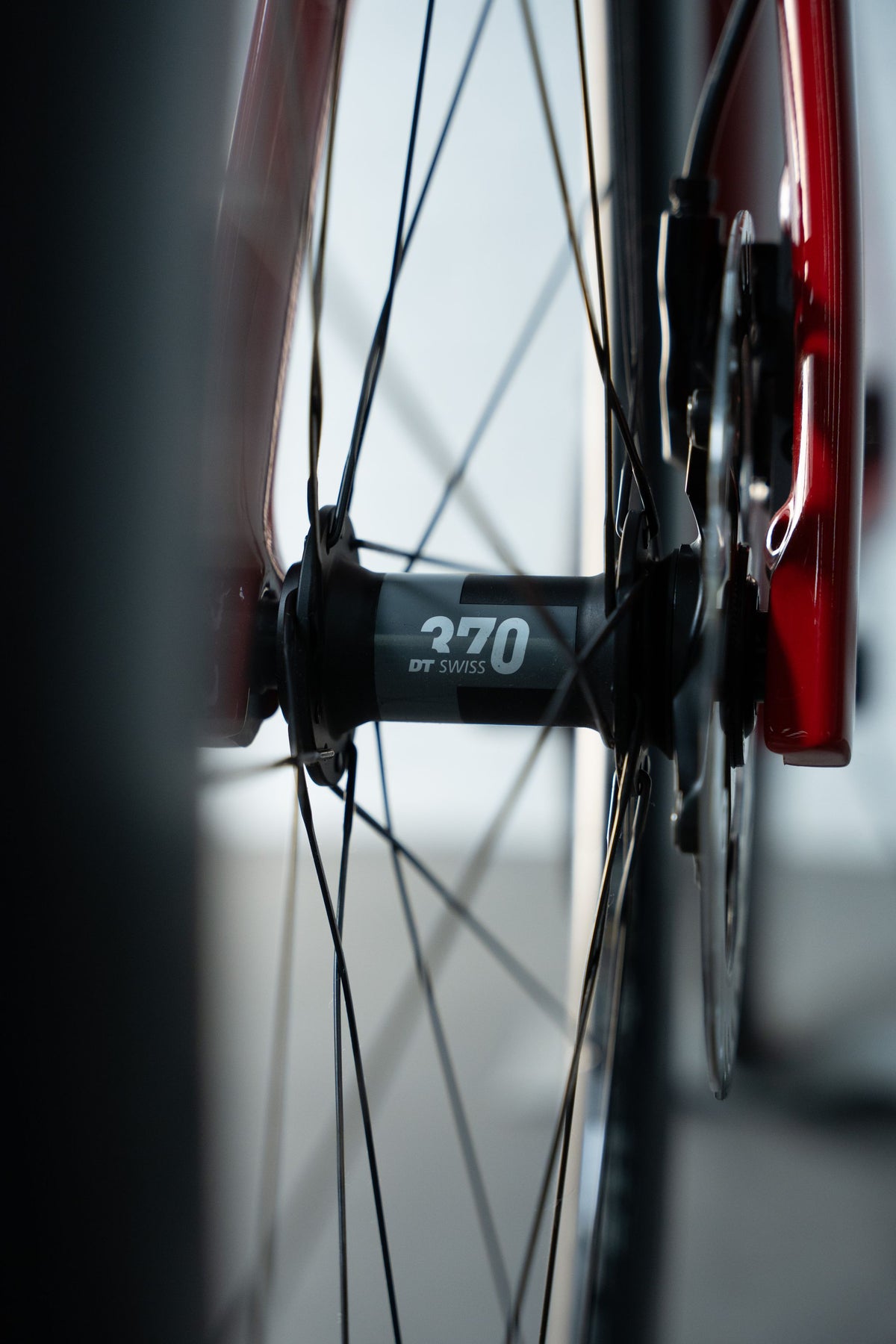 Ratas Ridley Noah 3.0 105 DI2 // 2x12s (S), punane/candy punane metallik