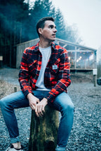 Jakk The Vandal Lumberjack Red L — pilt 1