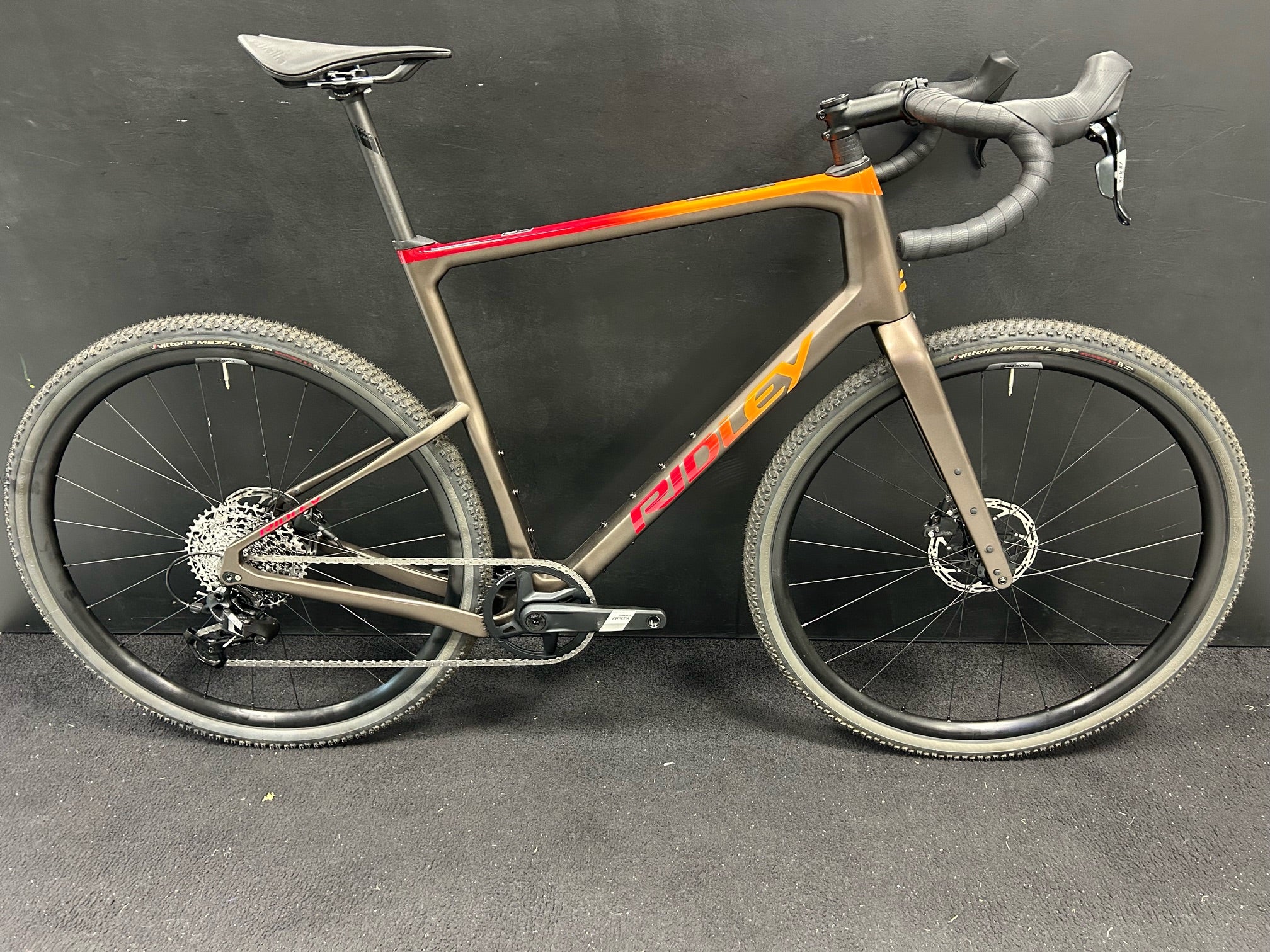 Ratas Ridley Kanzo Adventure SRAM Apex 1x12 (L), pruun/oranž