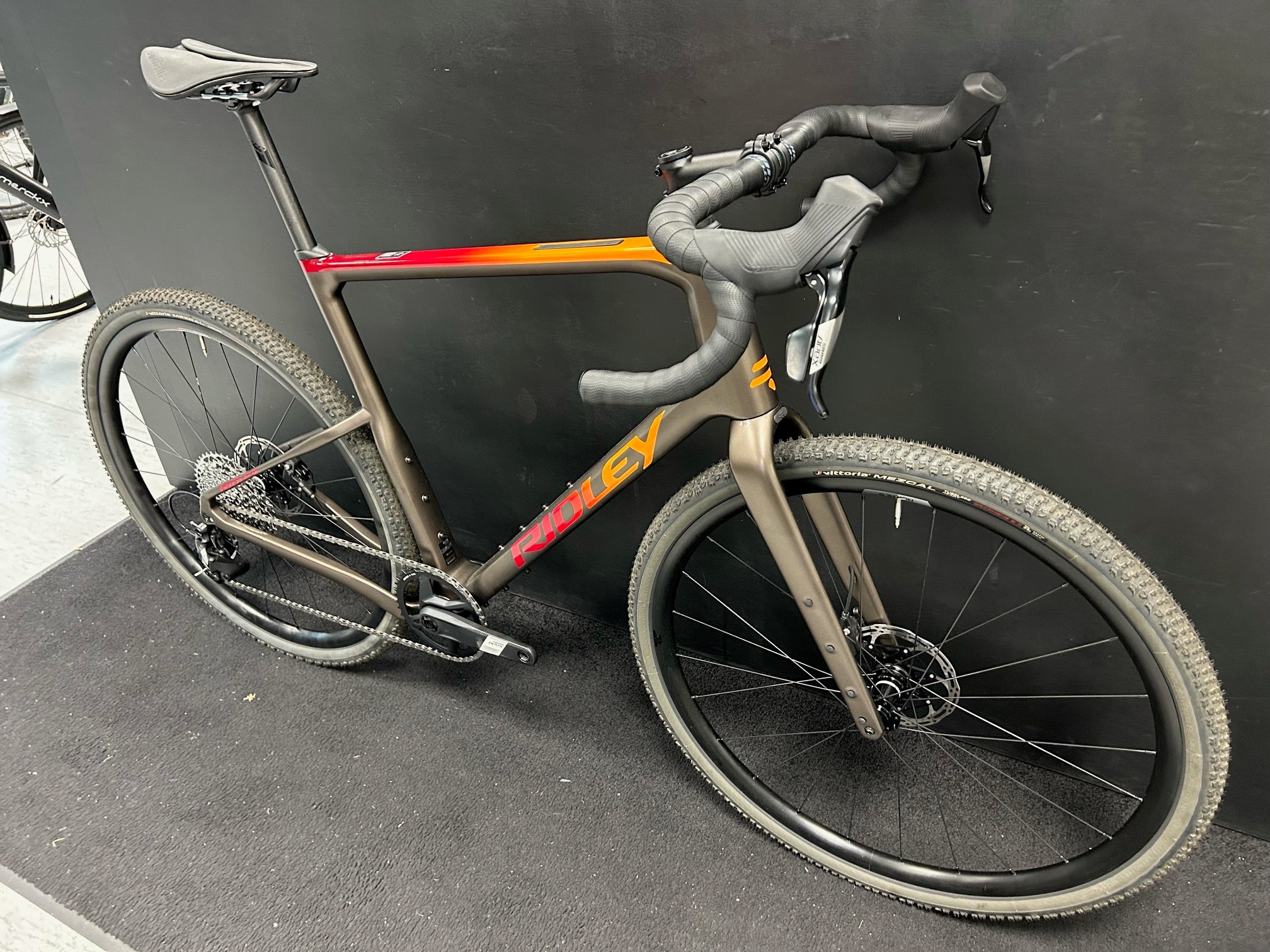 Ratas Ridley Kanzo Adventure SRAM Apex 1x12 (L), pruun/oranž