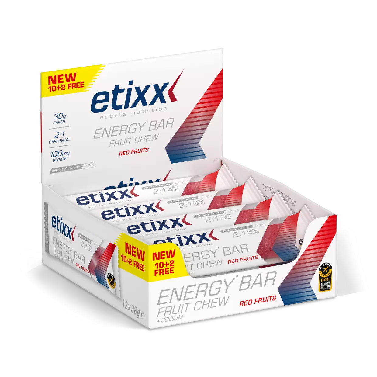 Etixx Fruit Chew Red Fruits 38g
