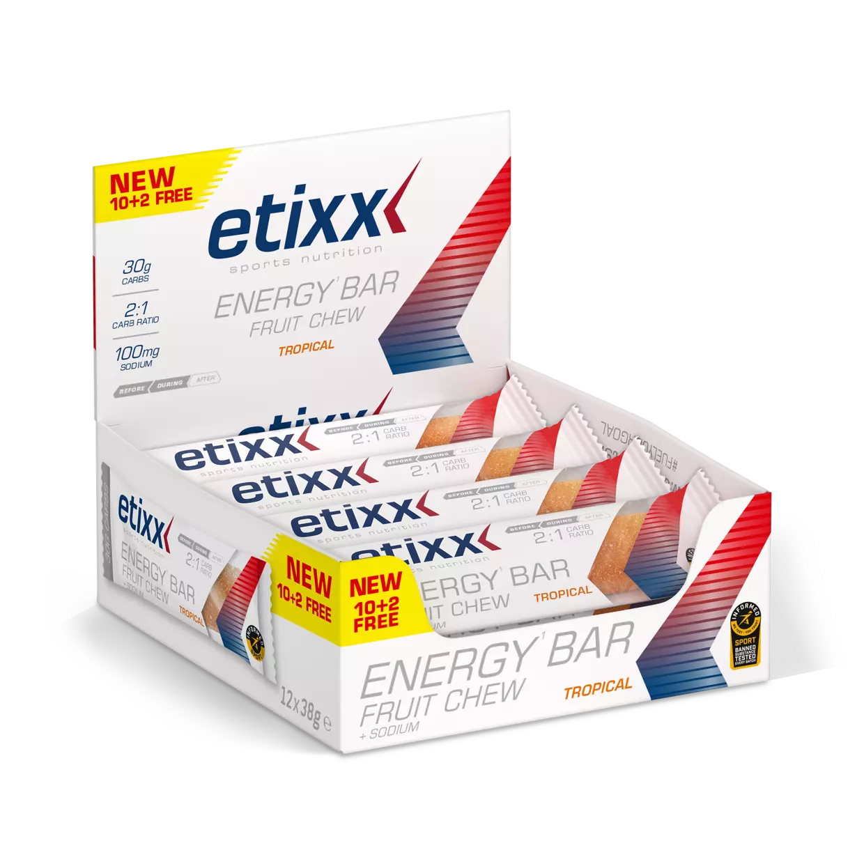 Etixx Fruit Chew Tropical  38g