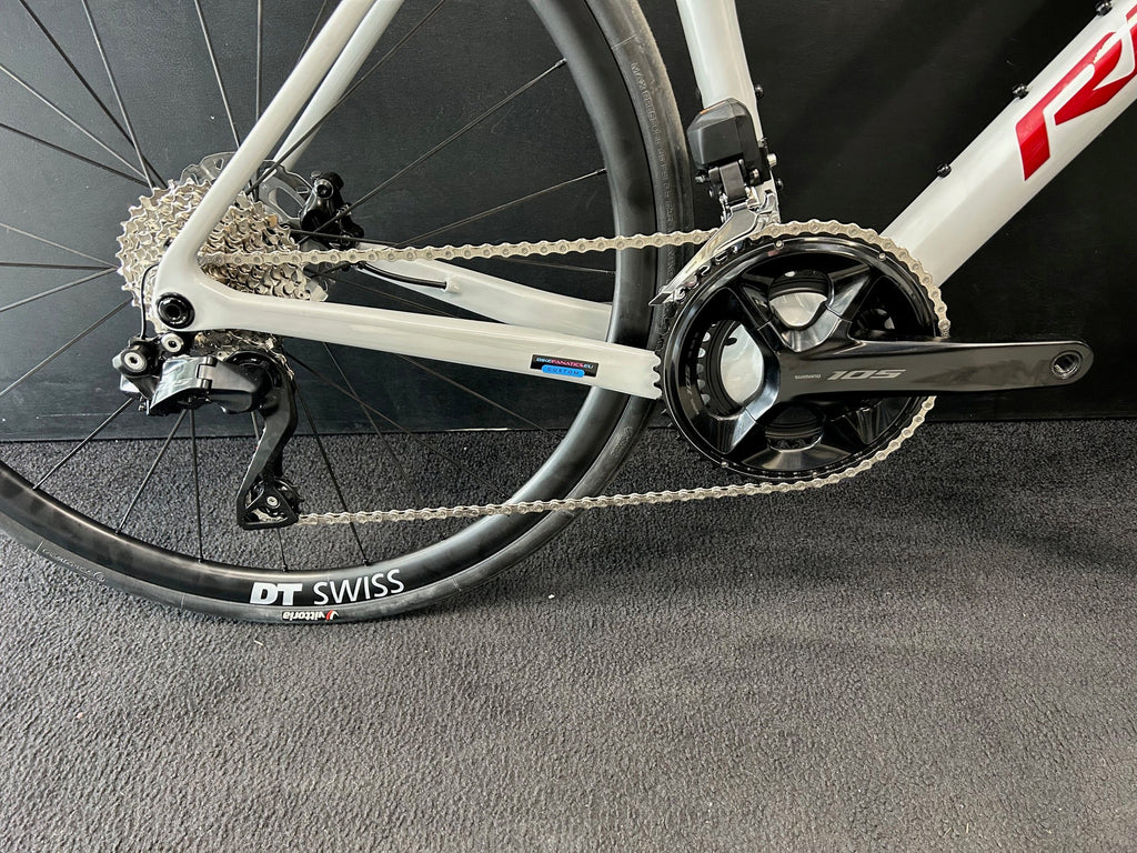 polkupyörä Ridley Grifn 105 DI2 2x12 (L), harmaa/punainen