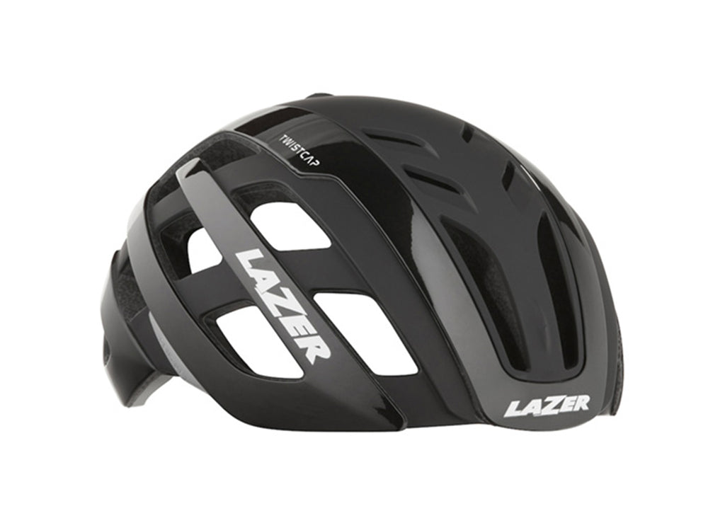 Lazer-vuosisadan kypärä, mattamusta, koko L + LED