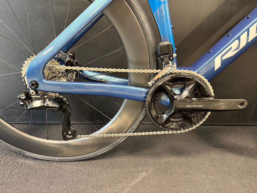 Ridley Noah 105 DI2 2x12 bike (M) (blue)
