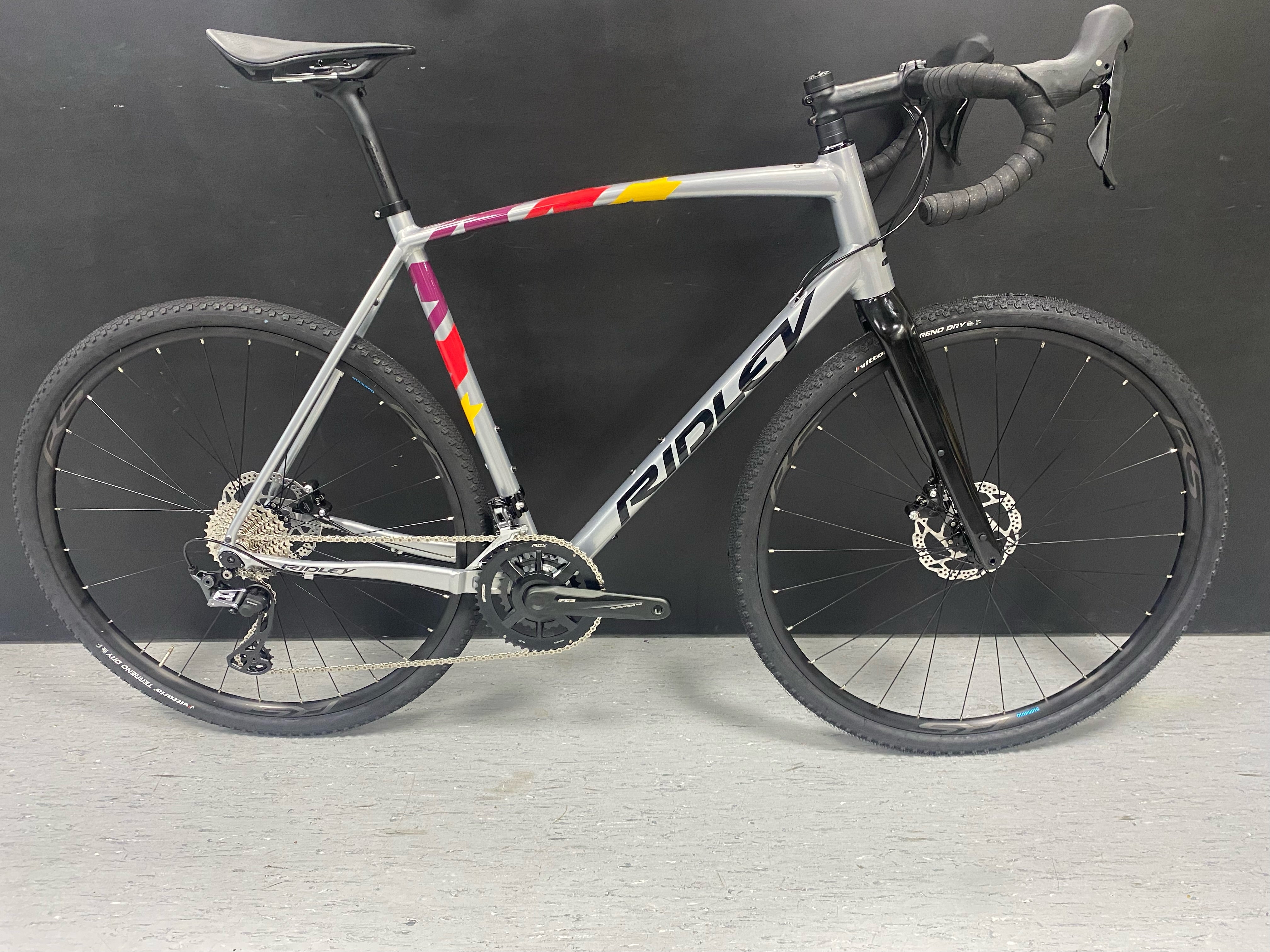 Ratas Ridley Kanzo A GRX 600 2x (L), hall metallik