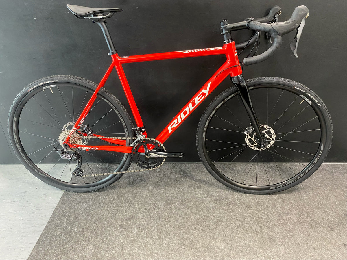 polkupyörä Ridley X-Ride Disc GRX 800 2x M, punainen/valkoinen