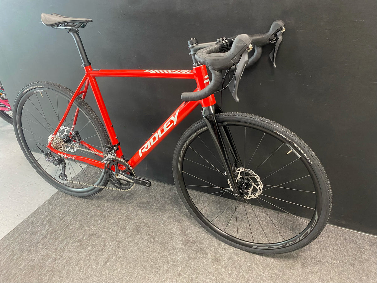 polkupyörä Ridley X-Ride Disc GRX 800 2x M, punainen/valkoinen